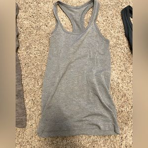 Lululemon Swiftly Tech Tank Top Grey/Blue - Size 4